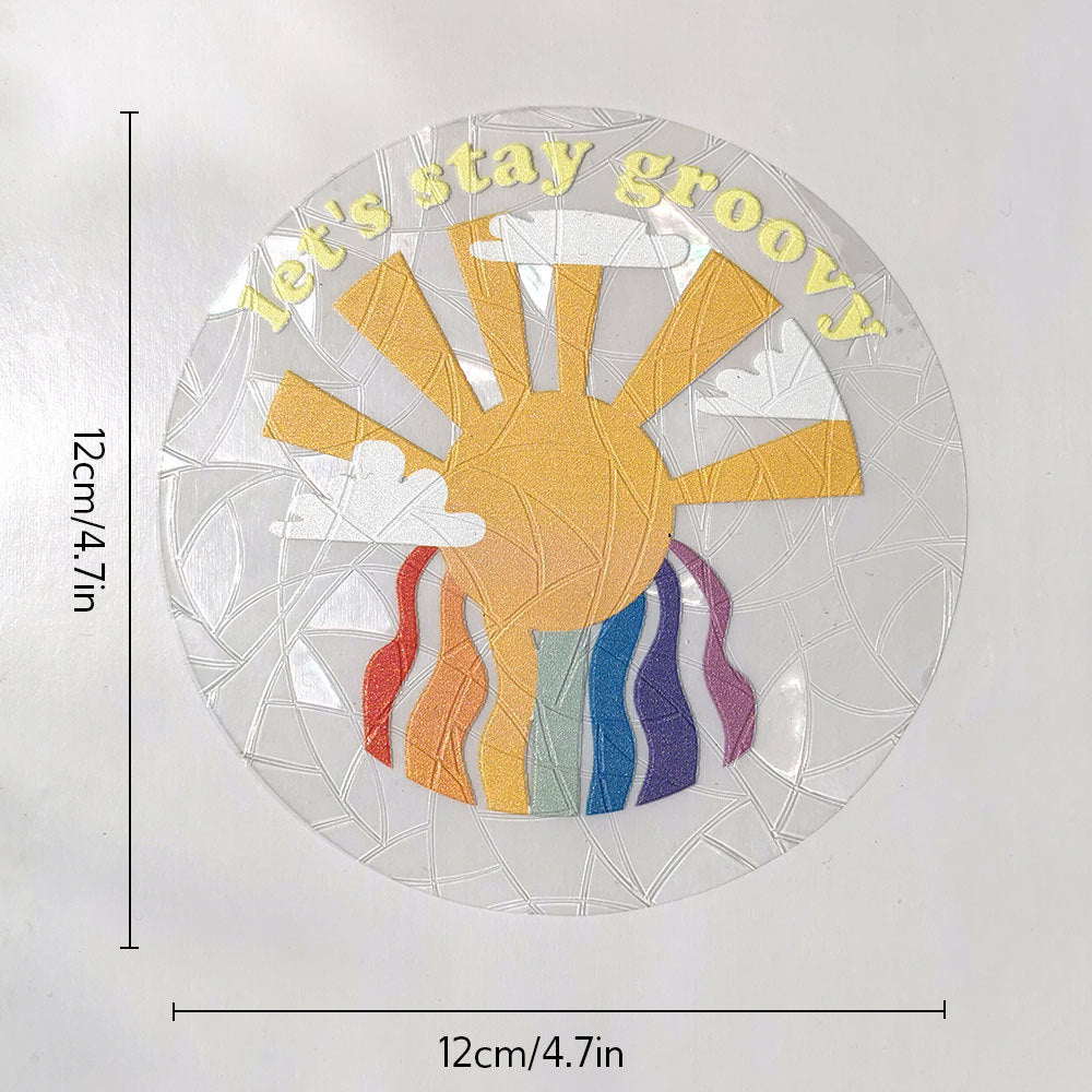 Sun Catcher Rainbow Glass Sticker