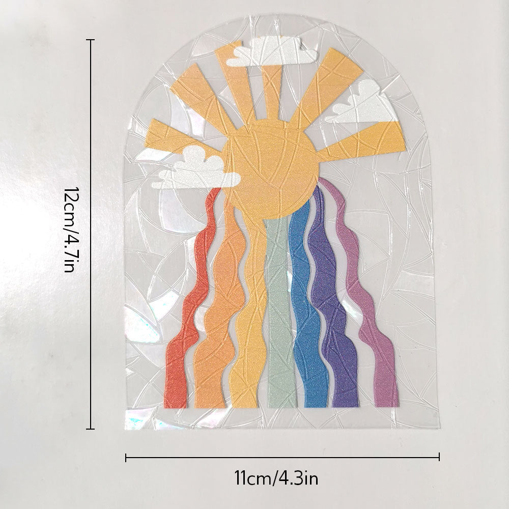 Sun Catcher Rainbow Glass Sticker