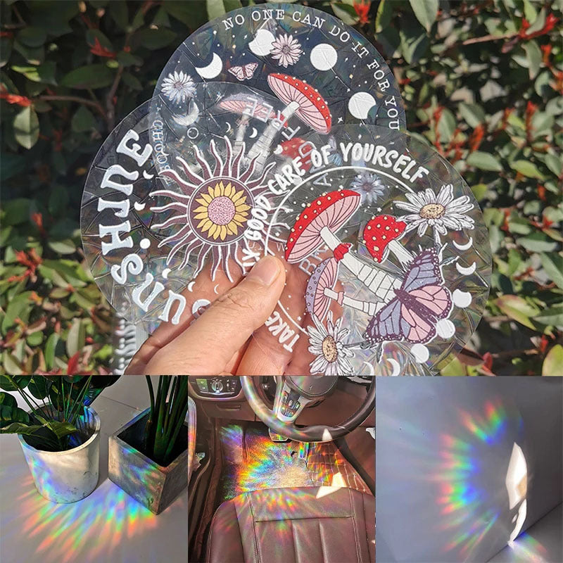 Sun Catcher Rainbow Glass Sticker