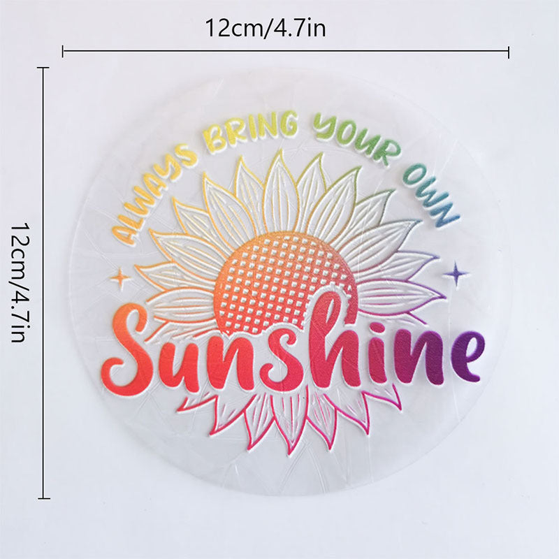 Sun Catcher Rainbow Glass Sticker