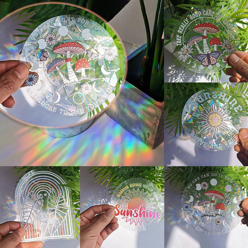 Sun Catcher Rainbow Glass Sticker
