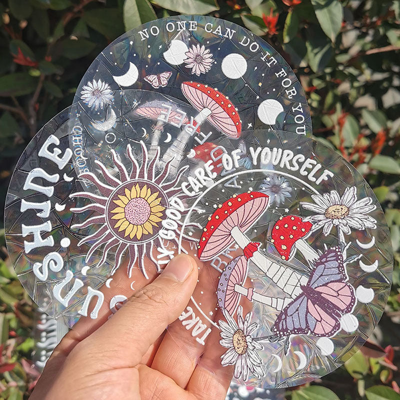 Sun Catcher Rainbow Glass Sticker