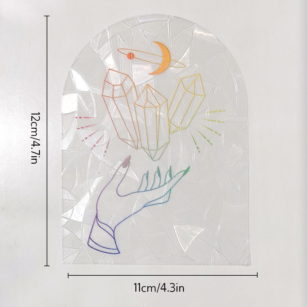 Sun Catcher Rainbow Glass Sticker